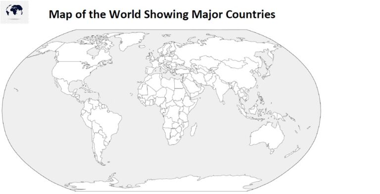 Printable Blank World Map – Outline, Transparent, PNG Worksheet - Blank ...