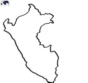 Printable Blank Peru Map with Outline, Transparent, PNG Map