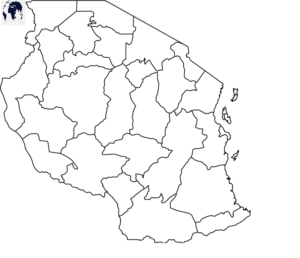 Printable Blank Tanzania Map with Outline, Transparent Map