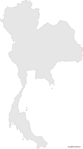 Printable Map of Thailand - Blank World Map