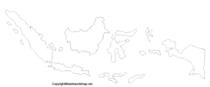Printable Indonesia Map - Blank World Map
